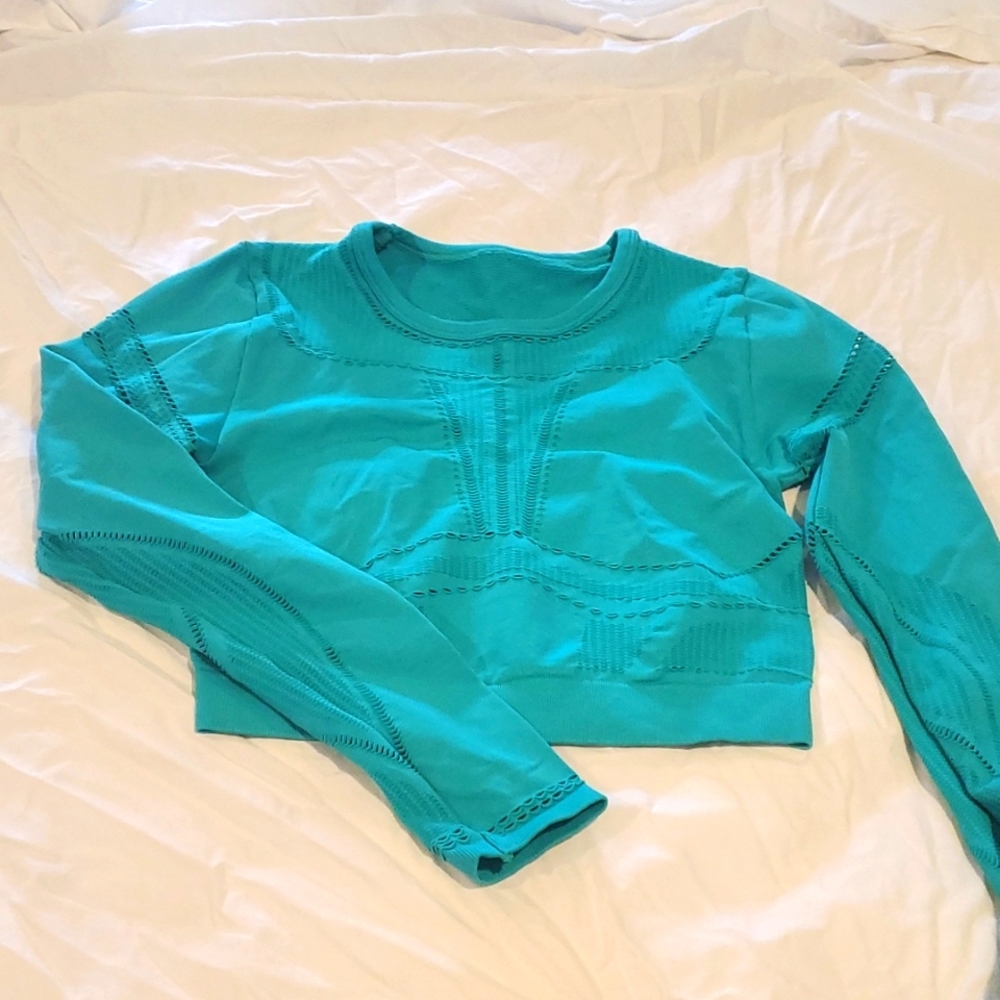 Fabletics Jaymee Long Sleeve Crop Top
